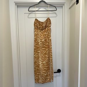 Revolve Zebra Stripe Dress
